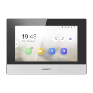 Post interior VideoInterfon 2 fire: 7" touchscreen color LCD,DS-KH6320-WTE2