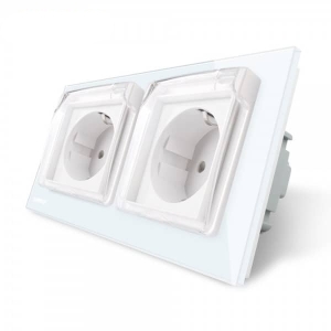 Priza dubla Livolo cu rama...