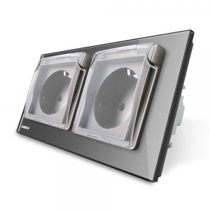 Priza dubla Livolo cu rama...