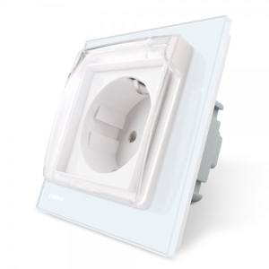 Priza simpla Livolo cu rama...