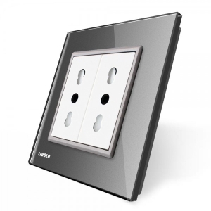 Priza dubla module inguste...