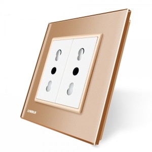 Priza dubla module inguste...