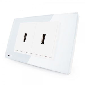 Priza dubla USB Livolo cu...