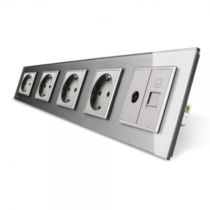 Priza cvintupla + priza TV...