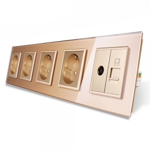 Priza cvintupla + priza TV...