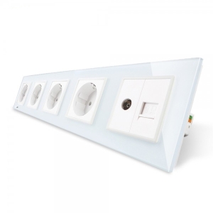 Priza cvintupla + priza TV...