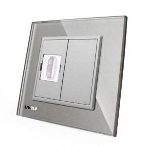 Priza simpla HDMI Livolo cu...