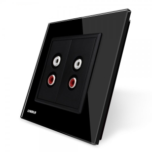 Priza dubla audio Livolo cu...