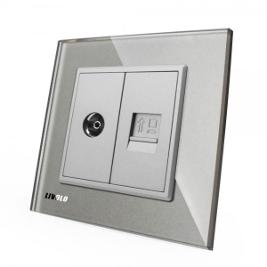 Priza dubla TV + priza...