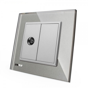 Priza simpla TV Livolo cu...