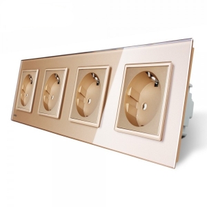 Priza cvadrupla Livolo cu...