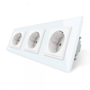 Priza tripla Livolo cu rama...