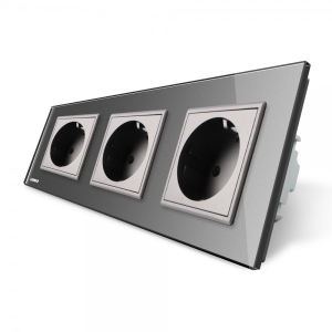 Priza tripla Livolo cu rama...