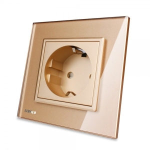 Priza simpla Livolo cu rama...