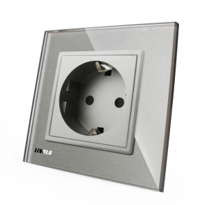 Priza simpla Livolo cu rama...