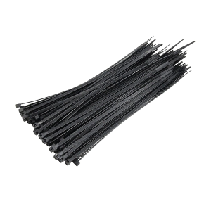 Set 100 bucati Coliere, Soricei, Bride, Fasete din Nylon 66, 150x3.6mm, Alb