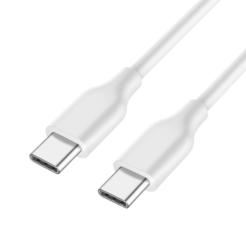 Cablu Date si Incarcare USB Type-C la USB Type-C, 100cm, Alb