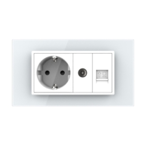 Priza Dubla Livolo cu Rama...