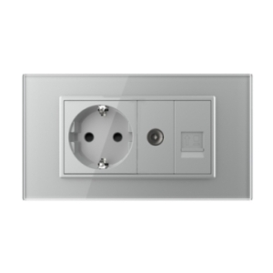 Priza Dubla Livolo cu Rama...