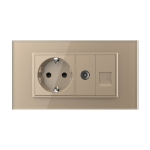 Priza Dubla Livolo cu Rama...