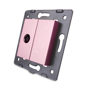 Priza TV Livolo, Roz, C7-1V-17