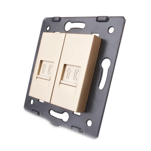 Priza dubla telefon Livolo,...