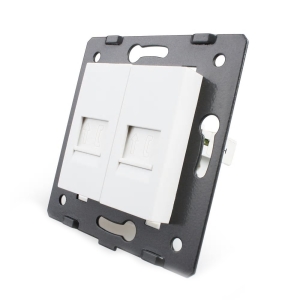 Priza dubla telefon Livolo,...