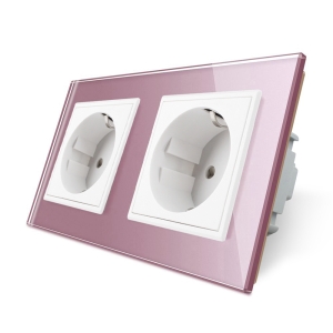 Priza dubla Livolo cu rama...