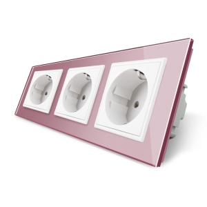 Priza tripla Livolo cu rama...