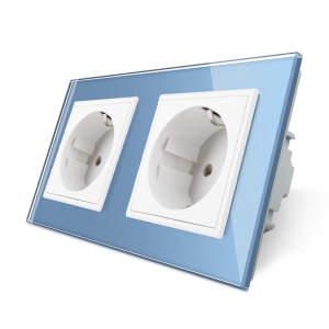 Priza dubla Livolo cu rama...