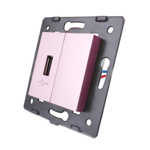 Priza USB Livolo, Roz,...