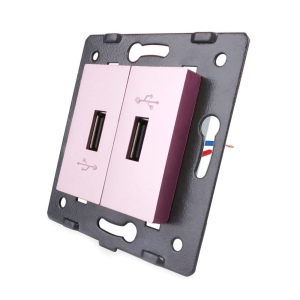 Priza Dubla USB Livolo,...