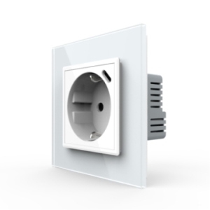 Priza Schuko + USB-C...