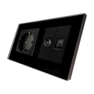 Priza Schuko + TV +...