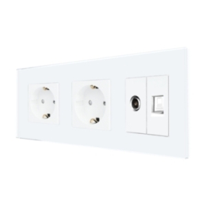 Priza Dubla Schuko + TV +...