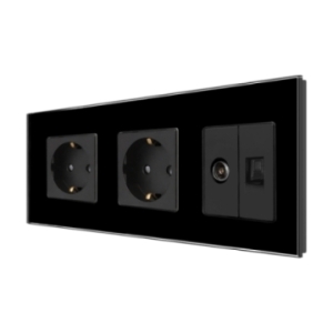 Priza Dubla Schuko + TV +...