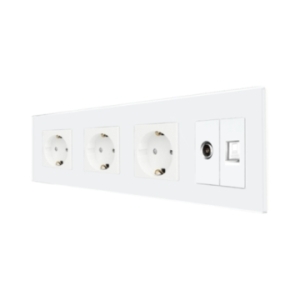 Priza Tripla Schuko + TV +...