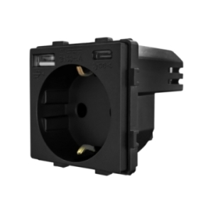 Modul Priza Simpla + USB-A...