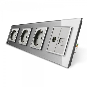 Priza cvadrupla Livolo cu...