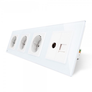 Priza cvadrupla Livolo cu...