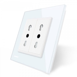 Priza dubla module inguste...