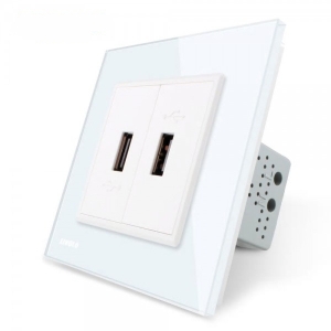 Priza dubla USB Livolo cu...